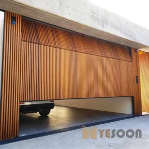 Custom Aluminum Alloy Sectional Garage Door Remote-Controlled Automatic Roll-Up Door for Villa Home Factory Direct Supply