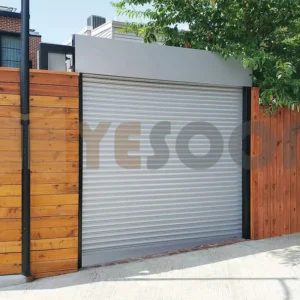 High Security Steel Automatic Roller Shutter Door Windproof 2-Year Warranty Industrial Design for Warehouse & Industrial Use