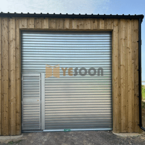 Heavy Duty Aluminum Roll-Up Garage Door Quiet Motor Anti-Theft Design Modern Style for Commercial Use Finished