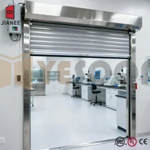 Factory Stainless Steel 3Hr Fire Rated Rolling Shutter Door