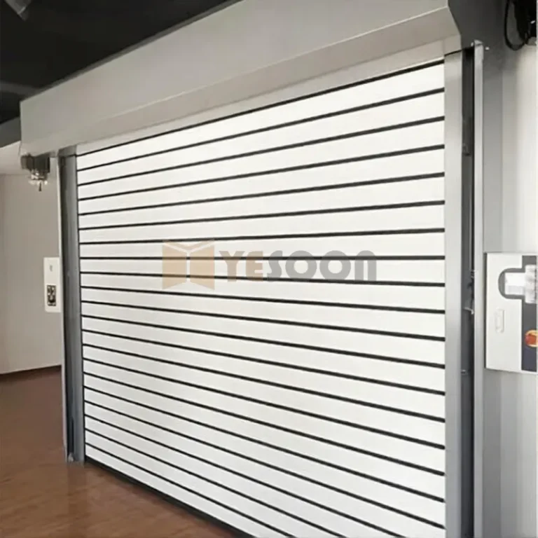 Industrial Insulated Thermal Protect Heavy Duty Sectional Gate High Speed Spiral Aluminum Alloy Roller Shutter Doors - Vie...