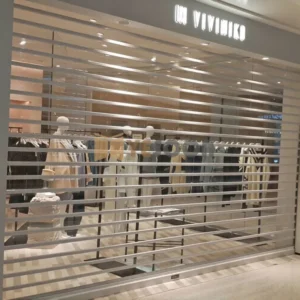 Customized Transparent Crystal Automatic Roller Shutter Door Polycarbonate Rolling Style for Exterior Garages