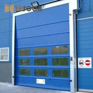 Stackable Industrial Windproof PVC High-Speed Roller Shutter Door – Low Heat Conductivity for Warehouses