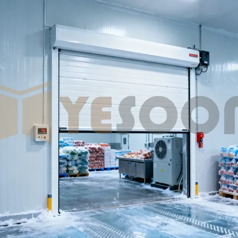 Factory Stainless Steel 3Hr Fire Rated Rolling Shutter Door - View 2 - Security door from Yesoon Door