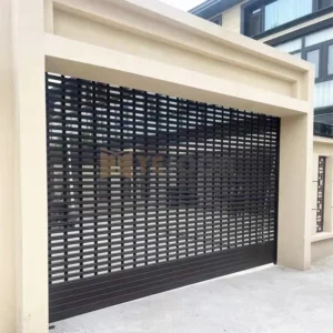 Vertical Roller Shutter Door – Perforated Aluminum Rolling Roll Up Door