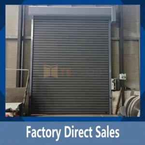 Industrial Insulated Thermal Protect Heavy Duty Sectional Gate High Speed Spiral Aluminum Alloy Roller Shutter Doors
