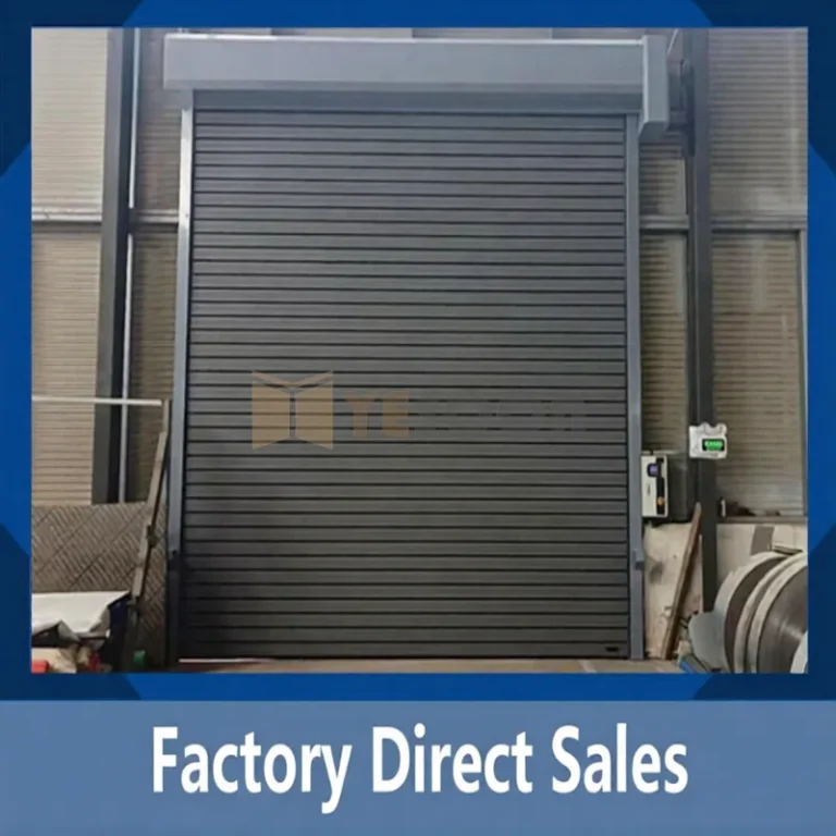 Industrial Insulated Thermal Protect Heavy Duty Sectional Gate High Speed Spiral Aluminum Alloy Roller Shutter Doors - Vie...