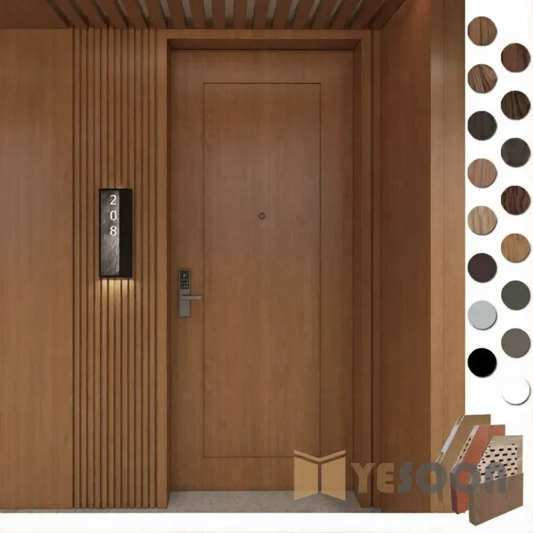 Fire Rated Door - UL Certified Steel, 3-Hour Rating | Commercial Grade - View 3 - Fire rated door from Yesoon Door