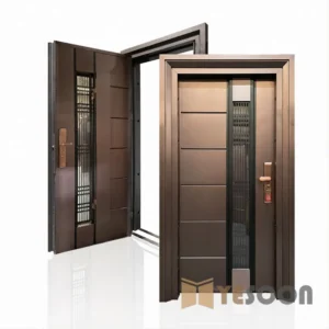 Luxury Custom Modern Metal Security Front Door for Home Entrance