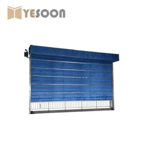 Commercial Anti-Theft Large Roller Shutter Door with Smart Fireproof Fabric – Customizable PVC Fire Door