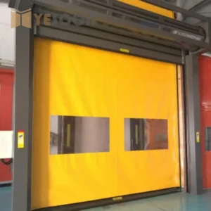 DERFLEX 1.2mm PVC Waterproof Coated Fabric for High-Speed Fire Doors & Industrial Folding Doors